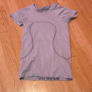 lululemon athletica Purple Short Sleeve Tee